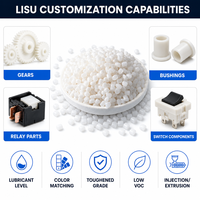 Lisu POM ingénierie polymère polyoxyméthylène granules matière première recyclé vierge plastique moulage haute qualité automobile