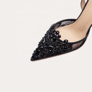 फैशन लक्जरी ग्रीष्मकालीन स्टिलेटो हील्स सफेद उच्च हील्स महिलाओं के लिए जूते फीमे 2024 - Product Image 6