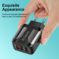 Adaptateur de voyage universel 5V 2.4A Donble USB chargeur intelligent de téléphone portable pour iPhone tablette 2 Port Usb chargeur mural US/UK/EU
