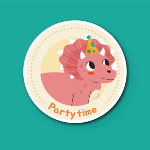 Autocollant Joyeux Anniversaire Dinosaure Etsy/Elmo/Elsa pour Filles/Enfants/Frères et Sœurs/Garçons - Product Image 3