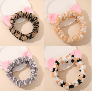 Nuova moda fascia per orecchio con macchie di <span class=keywords><strong>gatto</strong></span>, Set di braccialetti impermeabili per il lavaggio del viso - Product Image 6