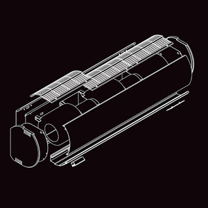 Máquina de cortina de aire para automóvil Theodore DC2408M1 800x138x100mm para uso en refrigeradores - Product Image 1