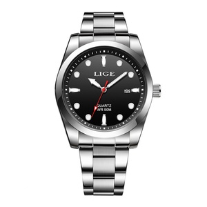 Montre LIGE pour homme, étanche, sportive, à quartz, chronographe, montre homme tendance - Product Image 1