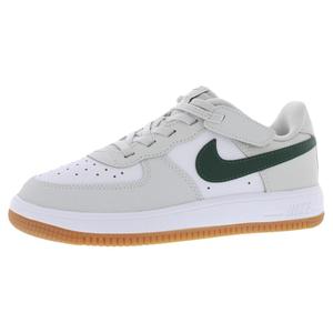 Chaussures pour garçons For Force 1 Low Slip-On avec empeigne en PU et doublure en mesh, couleur Photon Dust White Fir - Product Image 1