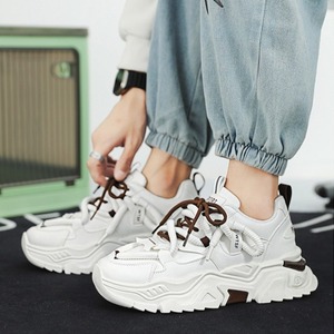 Zapatillas Deportivas Blancas con Plataforma para Hombre, Zapatos Casuales Versátiles de Moda, Zapatos Deportivos Cómodos y Sencillos, Tenis Masculino - Product Image 5