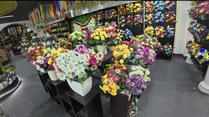Modern Brilliantart - Ramos de Rosas Artificiales <span class=keywords><strong>Ross</strong></span> Stem de 26 Pulgadas, 2 Capullos de Flor, Tela/Plástico/Alambre de Hierro de Alta Calidad, Larga Duración - Product Image 6