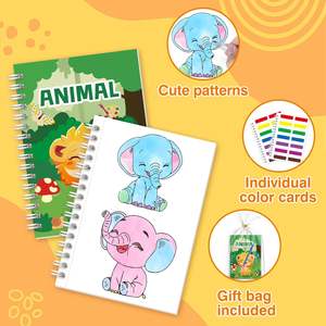 24 Libri da Colorare ad Acqua per Bambini, Regali per Feste, 3-5 Anni, <span class=keywords><strong>Carta</strong></span> Termica Mini in Blocco, per Bambini 4-8 Anni, Maschi e Femmine - Product Image 4