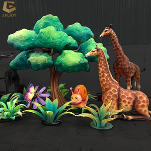 Lanterna Decorativa SGL188 per Festival della Seta Cinese, Tema Animali della Foresta, Illuminazione Tradizionale per Festività - Product Image 3