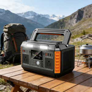 Home Camping 220V Pure Sine Wave Lithium <b>Battery</b> Solar Generator 500W Backup Power Supply Portable Station Car A6 High-Capacity - Product Image 1