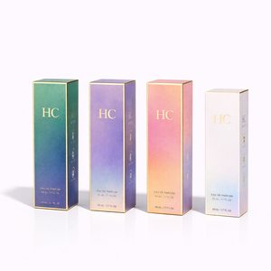 Custom Perfume Folding Carton Box with Gloss Lamination and Auto-Lock Bottom for Retail Scent Packaging - Product Image 6