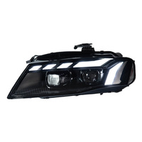 Pour Audi A4 B8 2004-2008, ensemble de phares de style RS, LED DRL, clignotants séquentiels, lentille de projecteur, phare 12V 60W 6500 lm