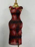 Robe longue maxi élégante et décontractée pour femme, imprimé floral, collection printemps-été 2024, vente en gros personnalisée, style tendance