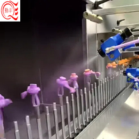Ligne de production automatique de peinture en spray pour bouteilles en verre Machine de revêtement de colorant pour bouteilles de parfum