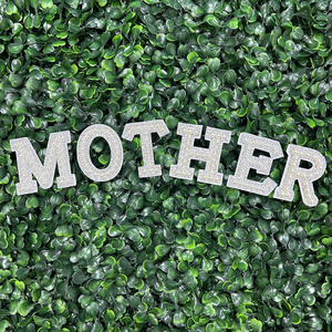 Bán Buôn Tự Làm Ngọc Trai Rhinestone Bảng Chữ Cái Vá Sắt Trên Thư Các Bản Vá Lỗi Ngọc Trai Hạt Bảng Chữ Cái Vá Cho Hat Áo Sơ Mi - Product Image 2