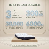 Matelas intelligent AI S8 anti-ronflement à gravité zéro et massage, matelas en mousse à mémoire de forme réglable, vente directe d'usine pour les détaillants