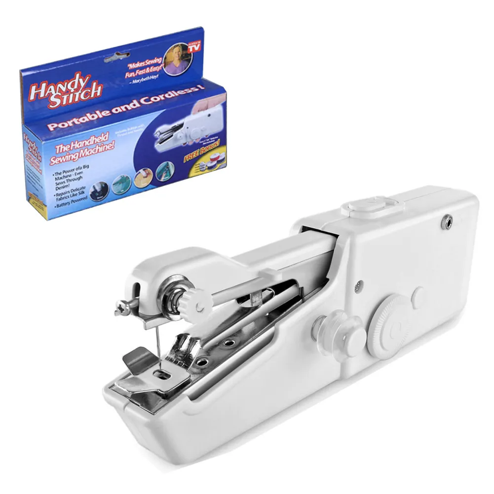 Manual Sewing Machine Multifunction, Portable Mini Hand Operated Electric Small Embroidery Household Sewing Machines/