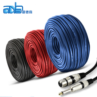 Câble de Microphone xlxr de haute qualité, faible bruit, Double blindage, 100M par rouleau