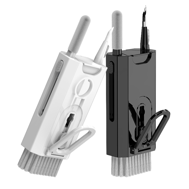New Products 2025 Multi-function Cleaner Kit Cleaning Kit for Earphone, Smartphones, Tablets, Laptop Keyboard 8 in 1 Q8