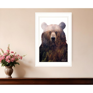 HMS re della foresta 3 bianco incorniciato stampa da parete arte legno artigianato scatole di legno e segni da parete prodotto - Product Image 1