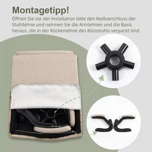 Chaise de bureau moderne en maille réglable, confortable, inclinable, pour la sieste, chaise de bureau ergonomique haut de gamme, accoudoirs rabattables - Product Image 2