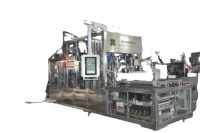 Máquina de Enchimento de Cartões Gable Top para Bebidas, Leite, Suco e Água, Totalmente Automática e de Alta Velocidade