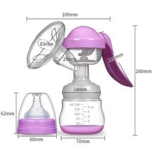 NZMAN Pompe à main de qualité alimentaire pour l'<span class=keywords><strong>allaitement</strong></span>, pompe à <span class=keywords><strong>allaitement</strong></span> portable 5oz, tire-<span class=keywords><strong>lait</strong></span> manuel avec <span class=keywords><strong>biberon</strong></span> de <span class=keywords><strong>lait</strong></span> # BP02 - Product Image 3