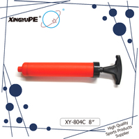 Mini pompe à air haute performance légère et portable en PP pour ballons de sport, conception flexible, 21,5 cm, indispensable pour la maison et les voyages
