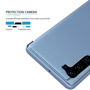 Coque de téléphone à rabat pour Xiaomi Poco X4 F4 X5 M4 M5 13 Lite View <span class=keywords><strong>Smart</strong></span> <span class=keywords><strong>Mirror</strong></span> <span class=keywords><strong>Window</strong></span> Cover pour Redmi Note 12 10 9 Pro A1 11A - Product Image 2