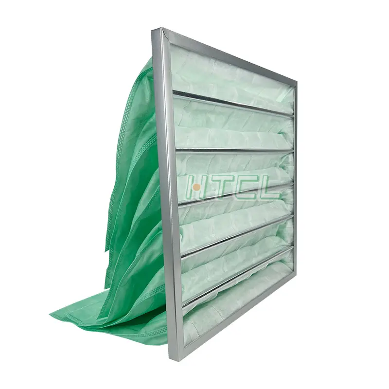 Professionele Aangepaste Filterzakken Synthetische Vezel M6 Pocket Luchtfilter Voor Ventilatiesysteem