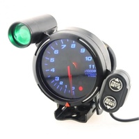 Tachometer Mobil Defi Advance A1 3.75 Inci 80mm Defi 0-11000 RPM Gauge Difi Gauge DF15501 Dengan Motor Stepper
