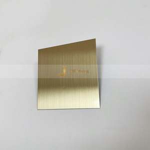 Placa de Acero Inoxidable 304 Estándar JIS M35 NO.4, Acabado Cepillado Dorado, Servicios de Doblado, Corte y Soldadura para Pared/Techo - Product Image 2