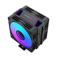 LOVINGCOOL Enfriador de Aire para CPU de Doble Torre de 260W TDP, Radiador PWM ARGB de 120mm, Disipador de Calor, Stock Directo de Fábrica, OEM, Intel LGA1700, AMD AM5, PC