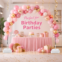 Support d'arche de table DIY avec pince pour cadre d'arche de table, idéal pour la décoration florale et les ballons lors de mariages, anniversaires, dîners et événements.