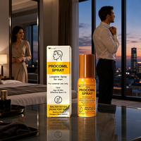 Spray retardateur Procomil pour hommes, de qualité supérieure, 15 ml, usage externe masculin, plaisir intense, longue durée d'éjaculation