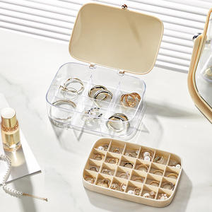 Caja de almacenamiento de joyería anillo de joyería caja de almacenamiento de clasificación cubierta multicapa caja de joyería - Product Image 2