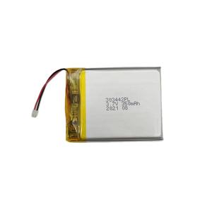 Batteria Li-polimero 303442 <span class=keywords><strong>3</strong></span>.7V 350mAh con PCB e connettore JST per prodotti elettronici - Product Image 1