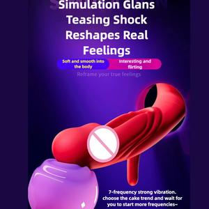 เครื่องสั่นกระตุ้นคลิตอริสแบบกันน้ำ 7 โหมดสั่นพร้อมฟังก์ชั่นเลียและดูด สำหรับผู้หญิง - Product Image 3