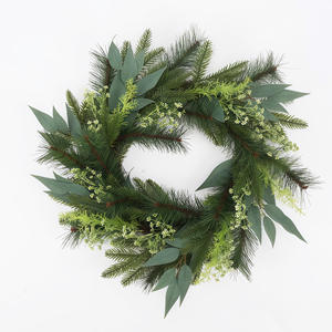 MEICHUANGHUI la migliore vendita di natale artificiale ghirlanda di natale in Rattan Custom natale ghirlanda decorazione ghirlanda per buon natale - Product Image 1