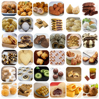 Ligne de production de biscuits remplis de date Machine à encroûter les biscuits au chocolat Kibbeh Falafel Kubba Mochi Frozen à double remplissage