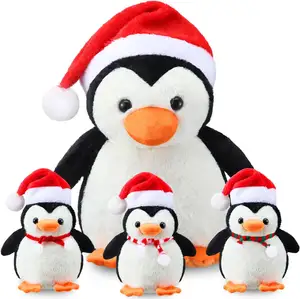圣诞可爱企鹅玩具ins热卖毛绒玩具en71热卖企鹅玩具