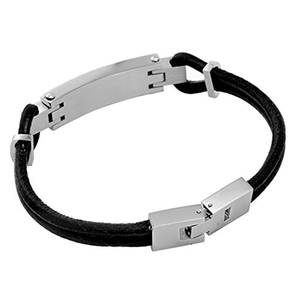 Vintage Silikon-Gliederarmband mit Edelstahl-Verschluss, versilberter Charm-Armreif, Schmuck-Aschebehälter - Product Image 2