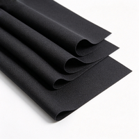 High Strength High Density Polyethylene Fiber Fabric Cut Resistant Black 300gsm UHMWPE Woven Fabric