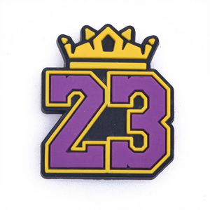 US Basketball Team Clog <span class=keywords><strong>Chaussure</strong></span> Décoration Charms Accessoires PVC Designer Charm Sport Prêt à Expédier - Product Image 5