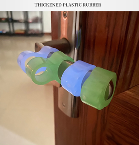 Glow in the <strong>Dark</strong> Wall Door <strong>Knob</strong> Handle Bumper Stop Clear Silicone Gel Door Handle Buffer Luminous Wall Protection - Product Image 4