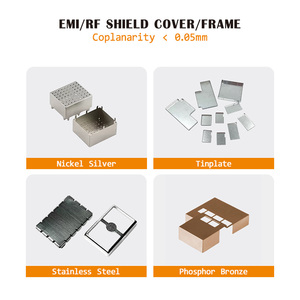 Escudo <span class=keywords><strong>RF</strong></span> OEM KAIYAN para blindaje de nivel de placa PCB, cubierta EMI, marco para soldadura SMT, material y grosor personalizados, automotriz, 5G - Product Image 2