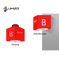 Uhled pubblicità esterna cubo schermo a LED P2.5 forma irregolare modulo schermo a LED ad alta aggiornamento 3840hz Display cubo a parete Video