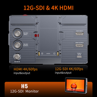 FEELWORLD H5 5.5 pouces 12G SDI HDMI 2.0 moniteur de champ dslr moniteur de caméra haute luminosité 1200nit aluminium dslr moniteur de champ