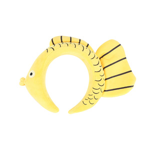 Diadema de boda hecha a mano para mujer, con diseño de Tiburón de dibujos animados, estilo viral de Internet, y divertido diseño de pez pequeño con pelo de <span class=keywords><strong>carpa</strong></span>, inspirada en <span class=keywords><strong>la</strong></span> popularidad de Little Red Book Explosions. - Product Image 5