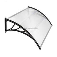Auvent de porte manuel et abri solaire pour tondeuse en polycarbonate écologique (solide/feuille) avec garantie de 5 à 10 ans