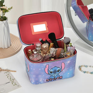 Set de 3 Neceser Cosméticos de Gran Capacidad de Alta Gama para Niños <span class=keywords><strong>Estuche</strong></span> de <span class=keywords><strong>Maquillaje</strong></span> Adorable Portátil y Multifuncional - Product Image 2